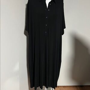 Universal Standard Black Midi Dress